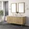 James Martin Vanities Laurent 72in Double Vanity, Light Natural Oak w/ 3 CM Arctic Fall Top 545-V72-LNO-3AF - alternate 3